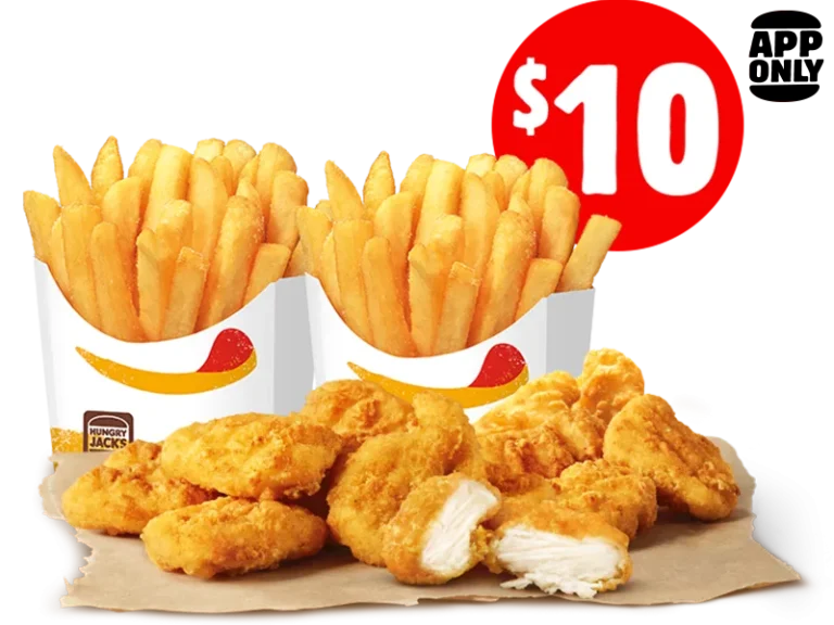 6 Nuggets + Medium Chips
