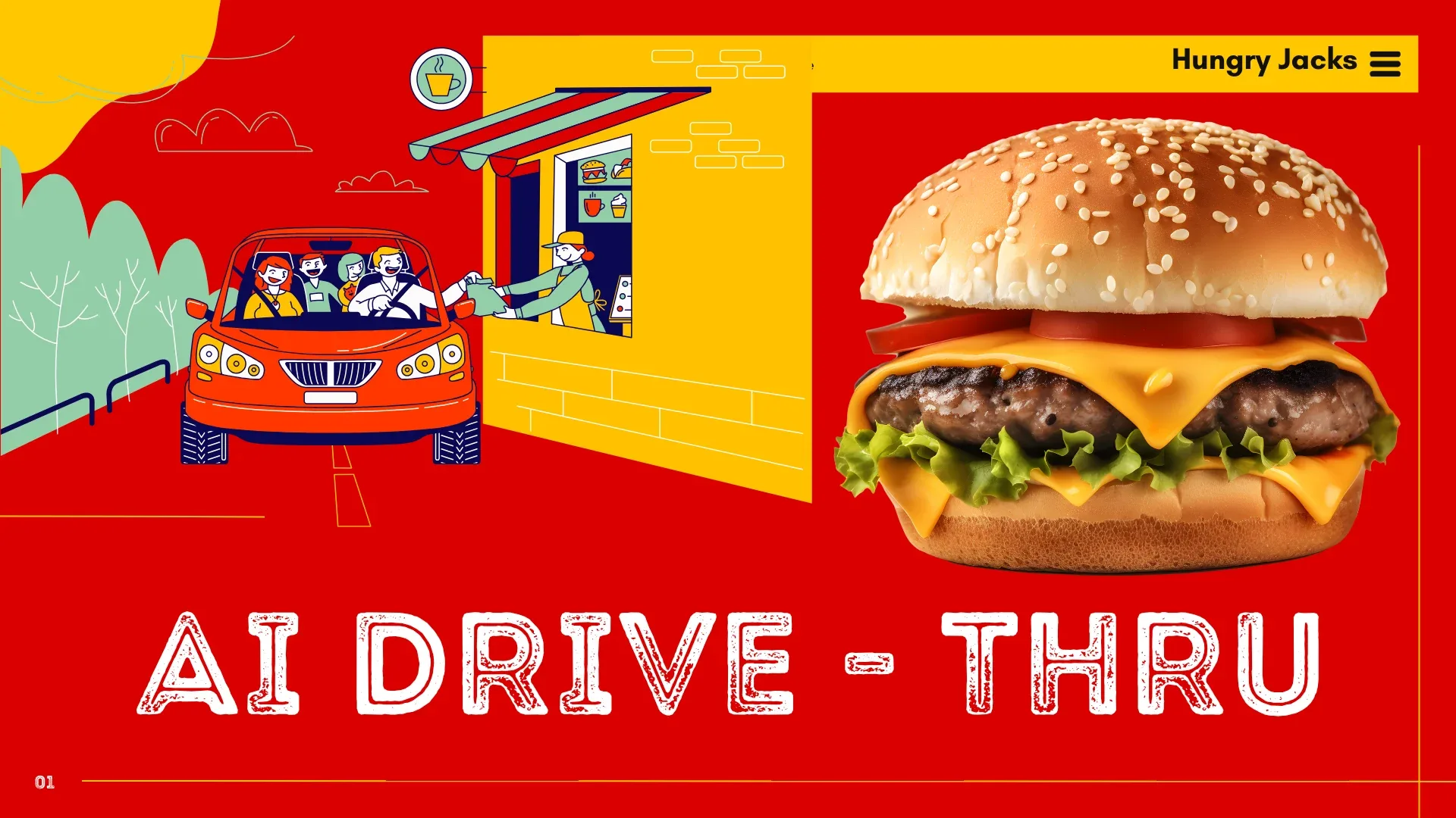 Hungry Jacks AI Drive Through